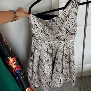 Artsy Silver Dress!